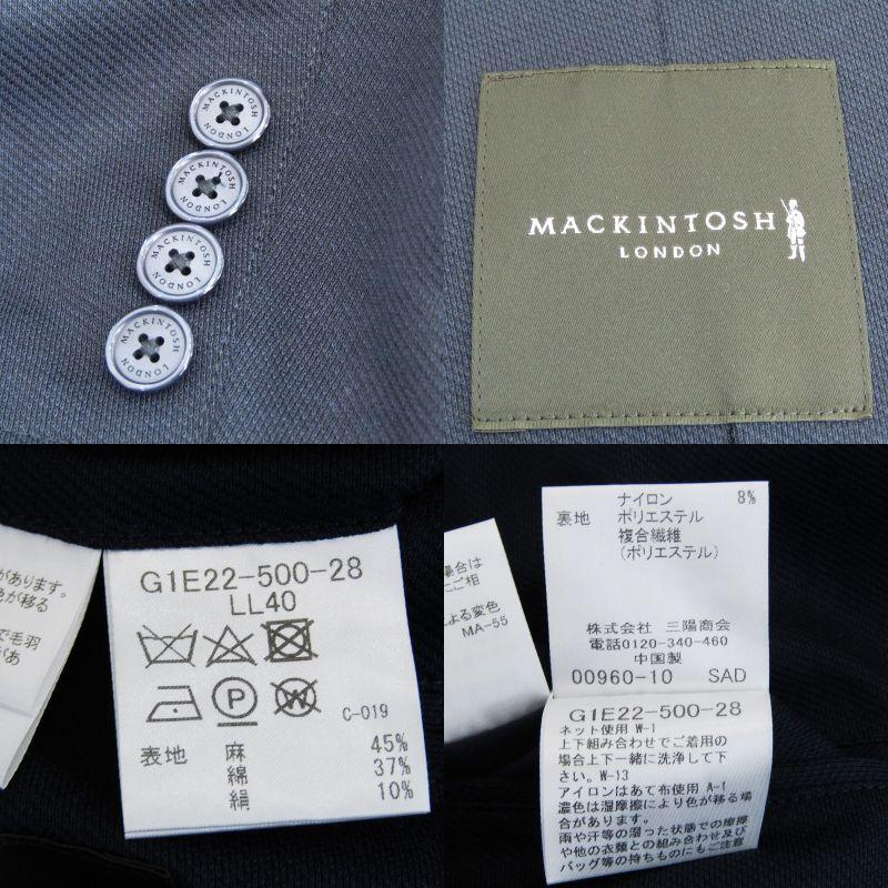 マッキントッシュロンドン　セットアップ　サイズ40 良品 MACKINTOSH LONDON マッキントッシュ ロンドン FLEX JERSEY