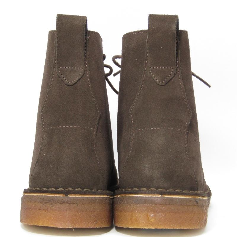Clarks 美品 クラークス UK7.5F レースアップブーツ DESERT MALI Clarks 美品 クラークス UK7.5F レースアップブーツ DESERT MALI