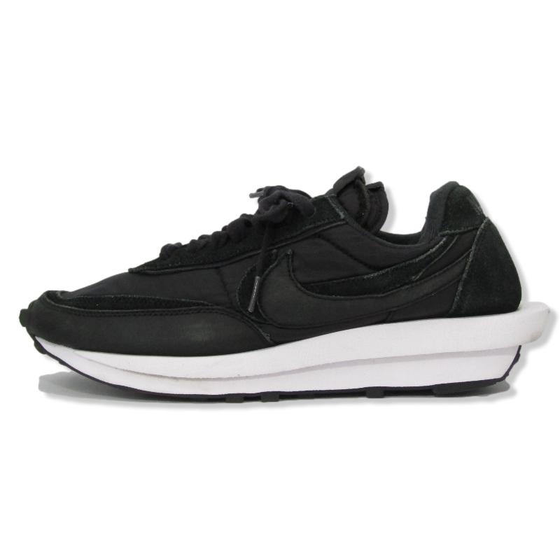 sacai × NIKE ナイキ 28.5cm LD WAFFLE BLACK NYLON BV0073-002 LD 