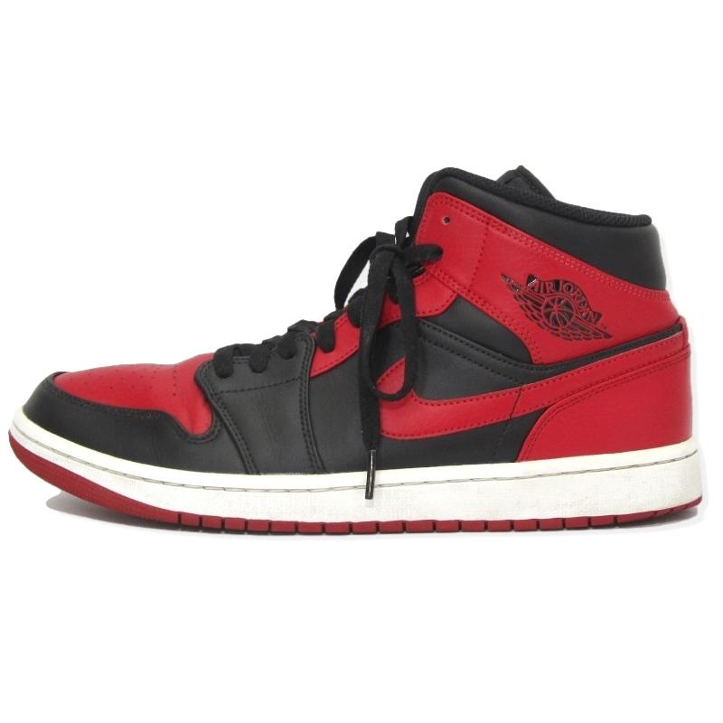 NIKE ナイキ 28.5cm AIR JORDAN 1 MID BRED 554724-074 エア
