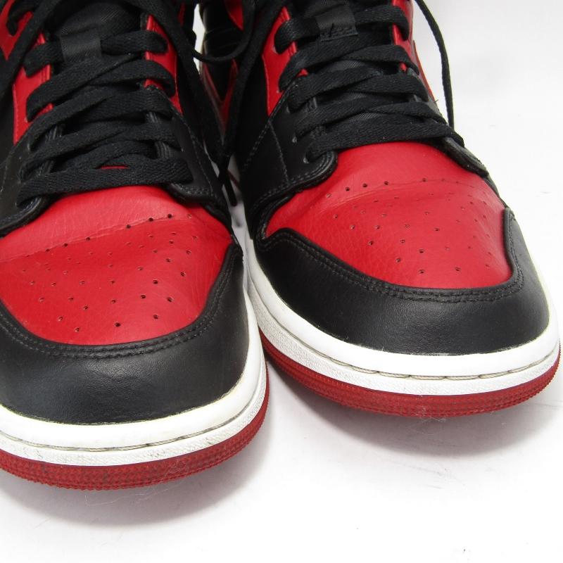NIKE ナイキ 28.5cm AIR JORDAN 1 MID BRED 554724-074 エア