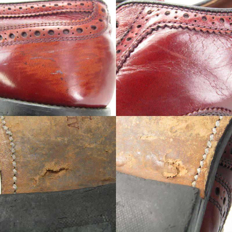 アレンエドモンズ　ビジネスシューズ　Vチップ　バーガンディ　28cm アレンエドモンズビジネスシューズVチップバーガンディ28cm