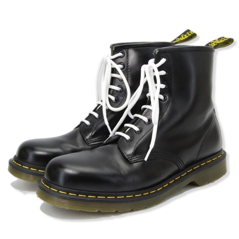 美品 Dr.Martens ドクターマーチン UK8 8ホールブーツ 11821 レース 