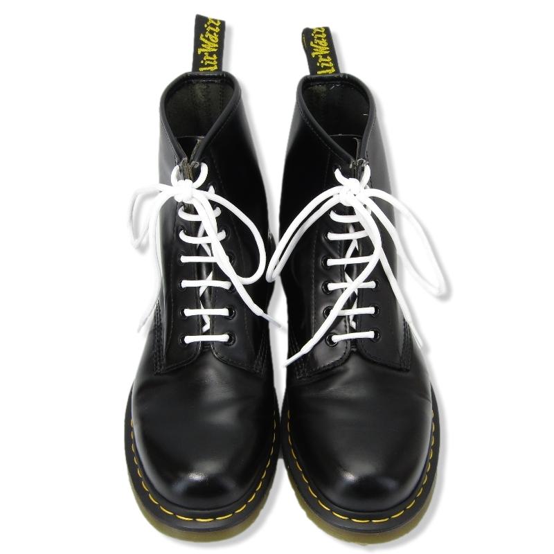 美品 Dr.Martens ドクターマーチン UK8 8ホールブーツ 11821 レース 