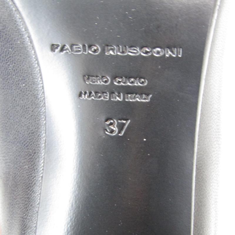 未使用 FABIO RUSCONI ファビオ ルスコーニ 37 ショートブーツ I-2076 