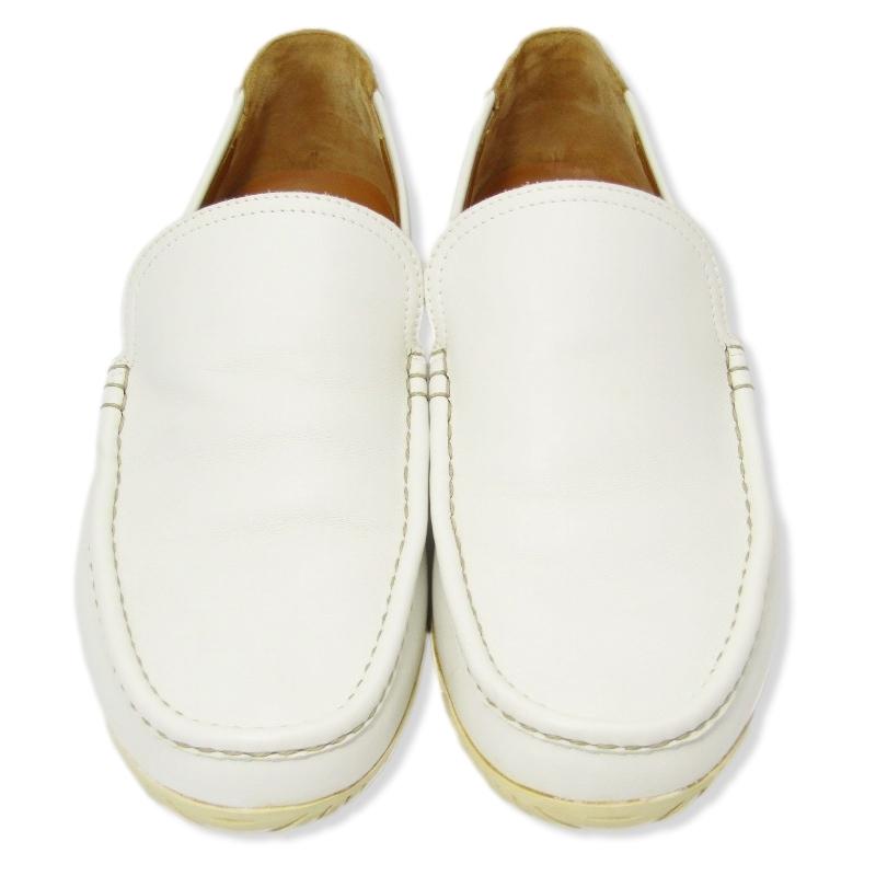 HERMES エルメス 40 レザー スリッポン 051036ZH ローファー 