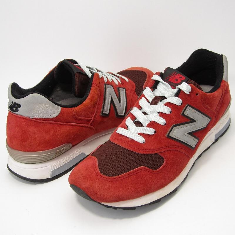 New Balance ニューバランス 28cm M1400CT USA製 スエード メッシュ 10年製 米国製 ローカット レッド 赤