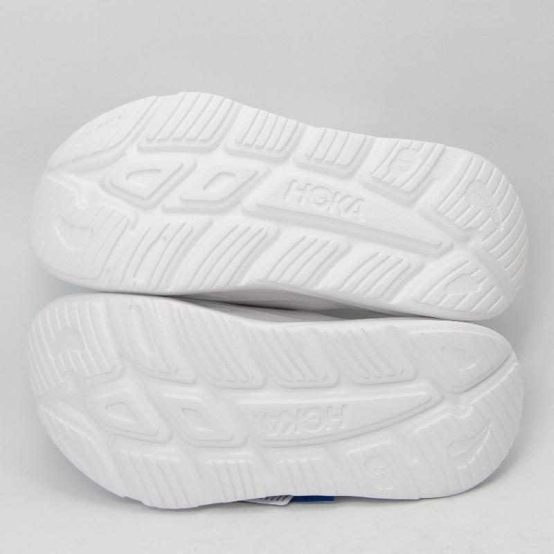 未使用 HOKA ONE ONE ホカオネオネ 25cm U ORA RECOVERY SLIDE 3 1135061 オラリカバリースライド スポーツ ホワイト  35002479｜classic｜04