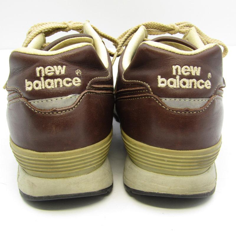New Balance ニューバランス UK9.5D LM576NB オールレザー 英国製 廃盤 UK製 ランニングシューズ ブラウン BROWN  35002804｜classic｜03