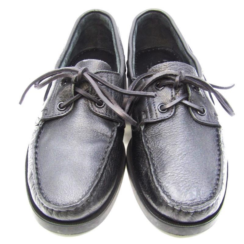 新品　試着のみ　Paraboot パラブーツ　バース　デッキシューズ　UK7 bartg_noir_900x.jpg?v=1655958992