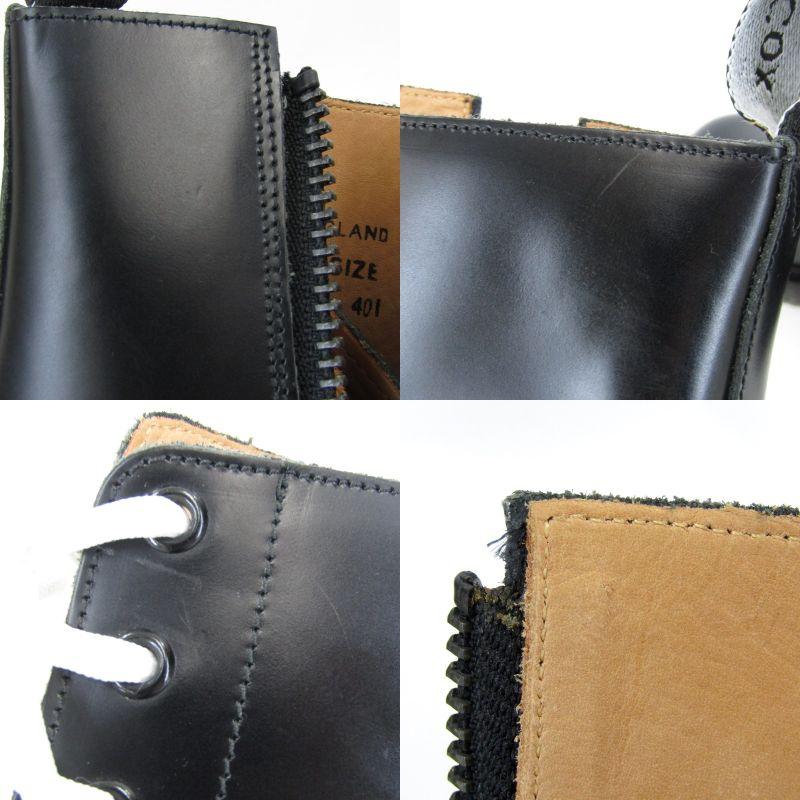 GEORGE COX 美品 ジョージコックス UK8 インサイドジップブーツ GEORGE COX 美品 ジョージコックス UK8 インサイドジップブーツ