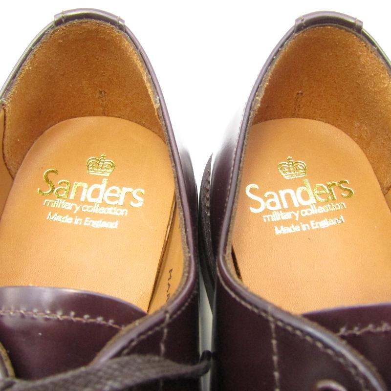 SANDERS 未使用 サンダース UK7 ミリタリー ダービーシューズ 1128R 
