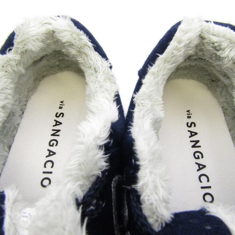 未使用 via SANGACIO ヴィアサンガチオ 24.5cm にゅ〜ず Tweed