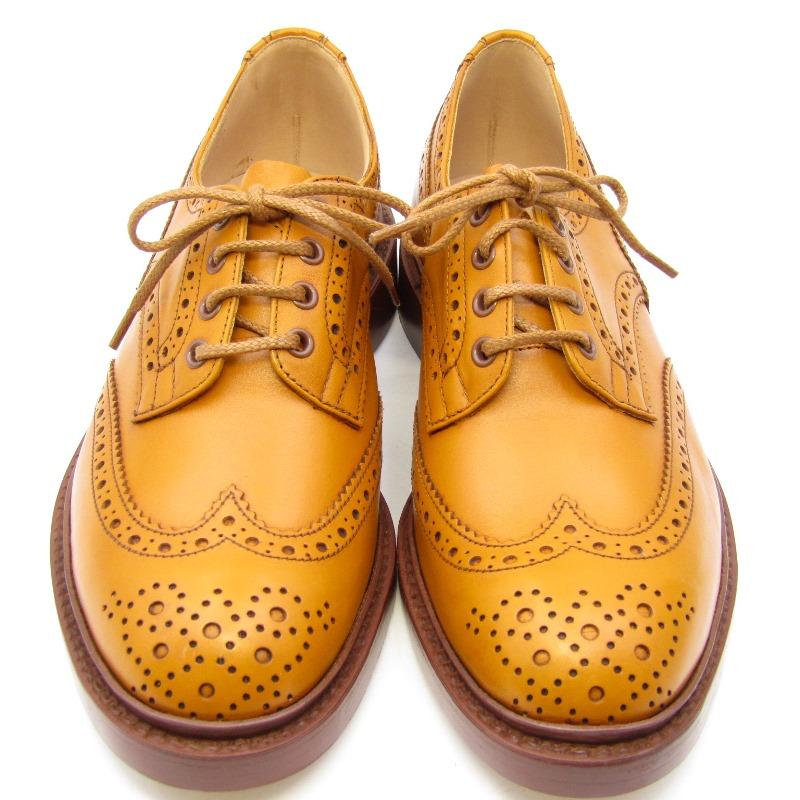 Tricker's 未使用 トリッカーズ UK8.5 ウィングチップ 5633/4 BOURTON