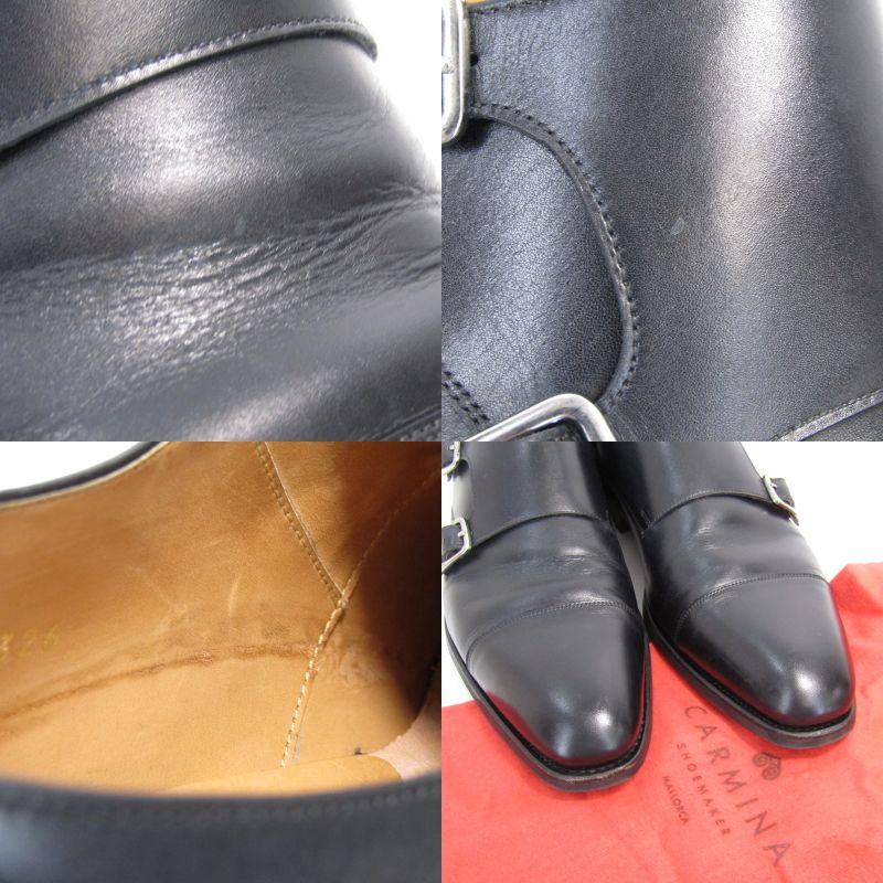CARMINA カルミナ UK9.5 ダブルモンクストラップ 80326 カーフ  