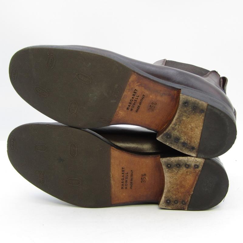マーガレットハウエル イタリア製 サイドゴアブーツ