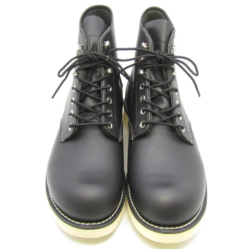 未使用 REDWING レッドウィング US8.5D 26.5cm ラウンドトゥ 8165 アイ 