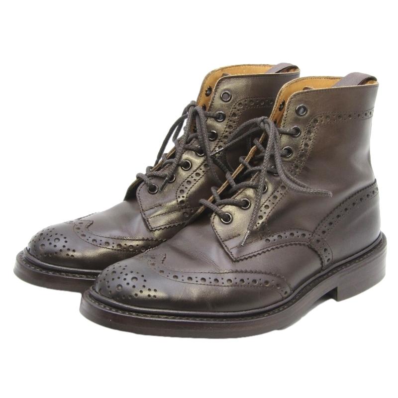 断捨離特別価格　トリッカーズ カントリーブーツ　(ダークブラウン　UK6.5)) 断捨離特別価格 トリッカーズ カントリーブーツ (ダークブラウン UK6.5