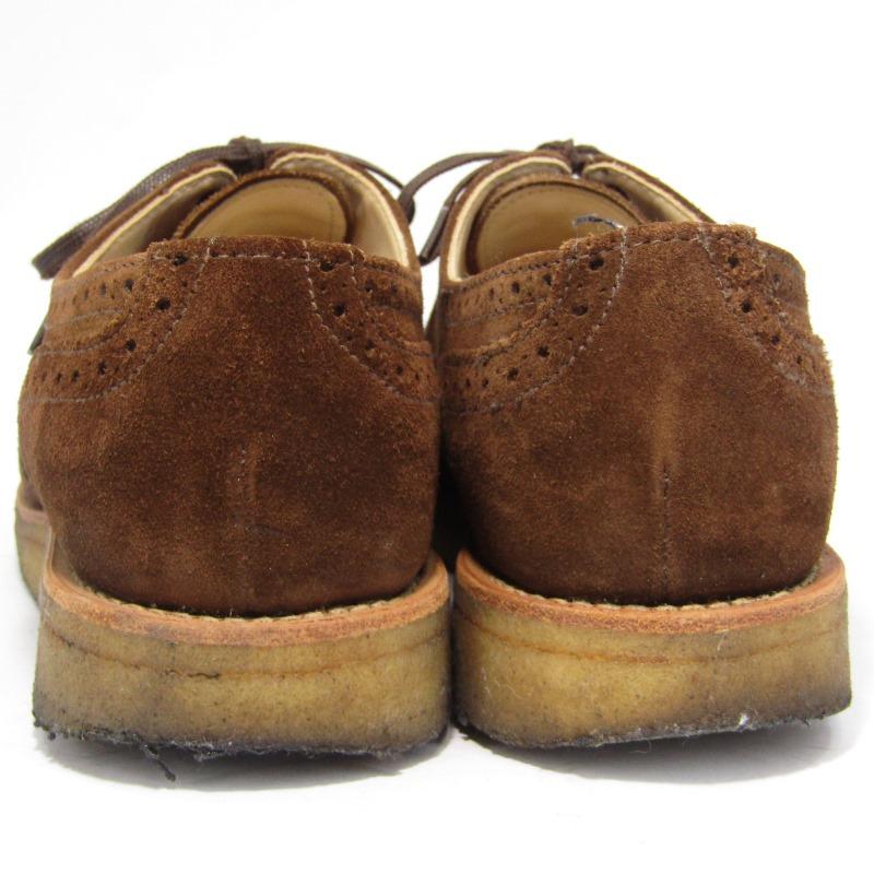 SANDERS hobo × サンダース UK7.5 ウィングチップシューズ HB-F2105 