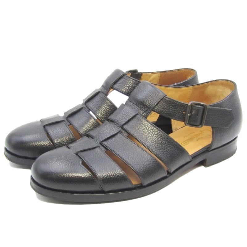 美品 F.LLI Giacometti フラテッリジャコメッティ 40.5 グルカサンダル 