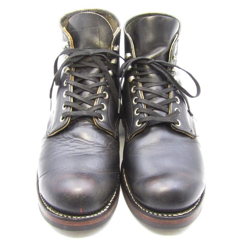 RED WING SHOES REDWING レッドウィング US10D 28cm ラウンドトゥ ビルトライトソールカスタム 8165 四角犬 ...