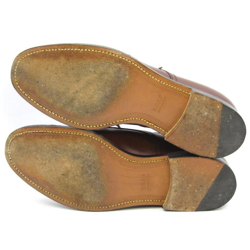 R.C.A.F アールシーエーフットウェア 6 プレーントゥ RCA-0001I ワイン