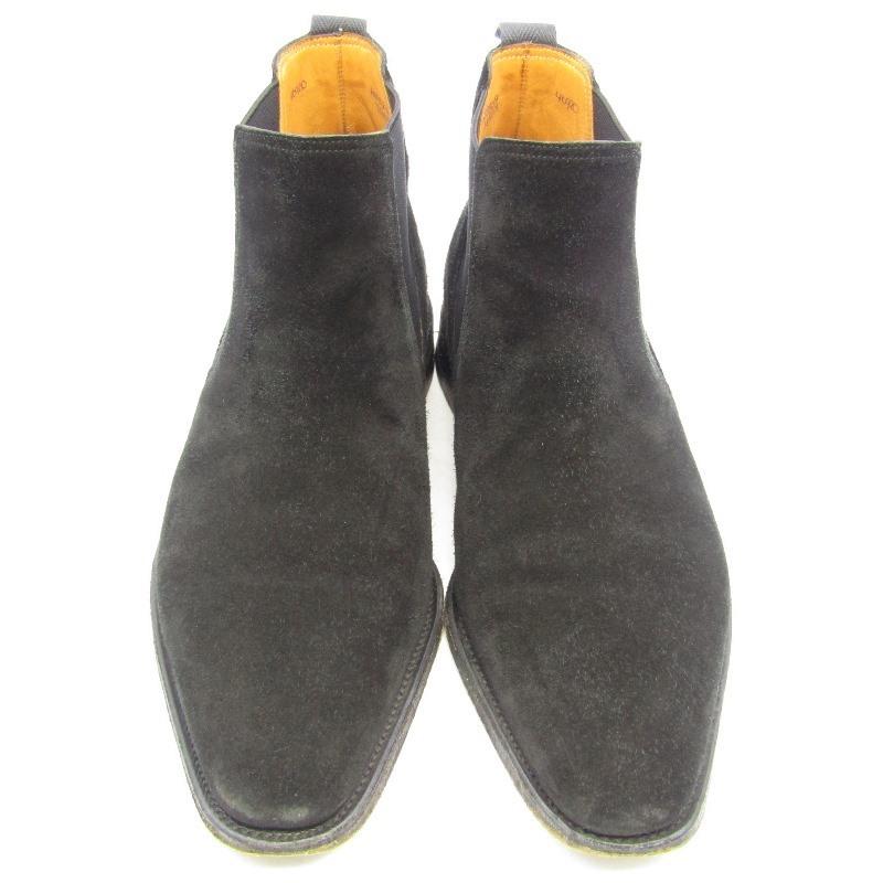 JOHN LOBB ジョンロブ UK7E HARBOROUGH スエード サイドゴアブーツ