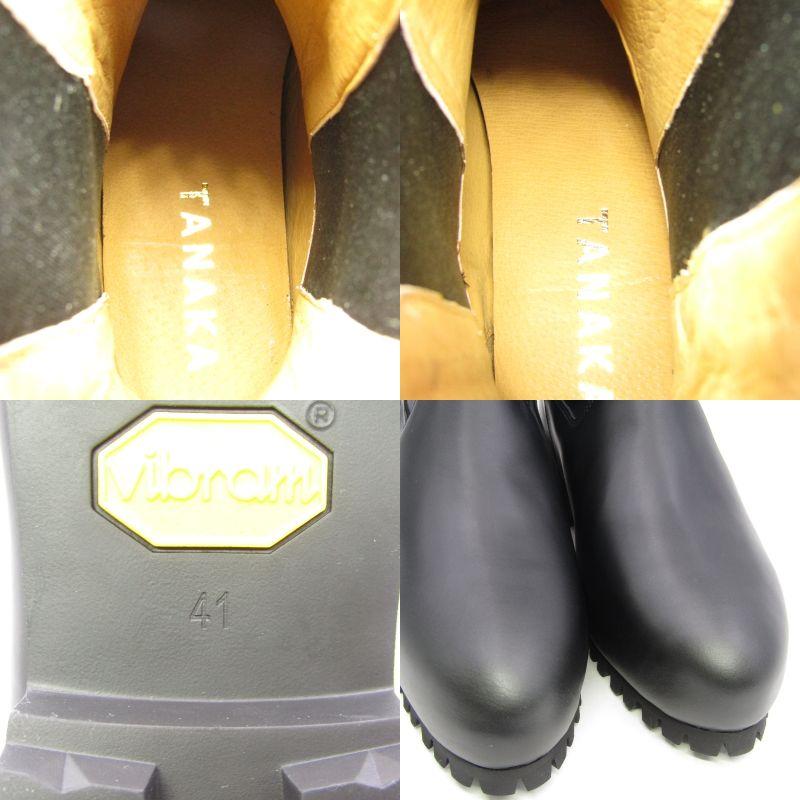 未使用 TANAKA タナカ 41 WESTERN CHELSEA BOOTS ST-244NS-BK 25AW