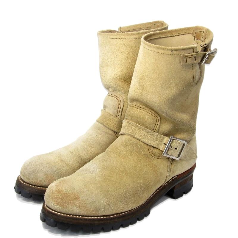 REDWING レッドウィング US10D 28cm エンジニアブーツ 8268 PT99 カスタム 05年製 スエード ホーソーン アビレーン ラフアウト  35005207 | RED WING SHOES