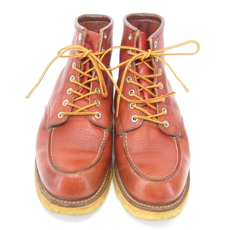 レア 犬タグ 羽タグRed Wing 8875 モックトゥ オロラセット 赤茶 RED WING SHOES（レッドウィング） REDWING US8.5E 26.5cm モックトゥ