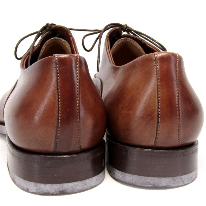 美品 Santoni サントーニ UK8F ストレートチップ 6365 キャップトゥ 内