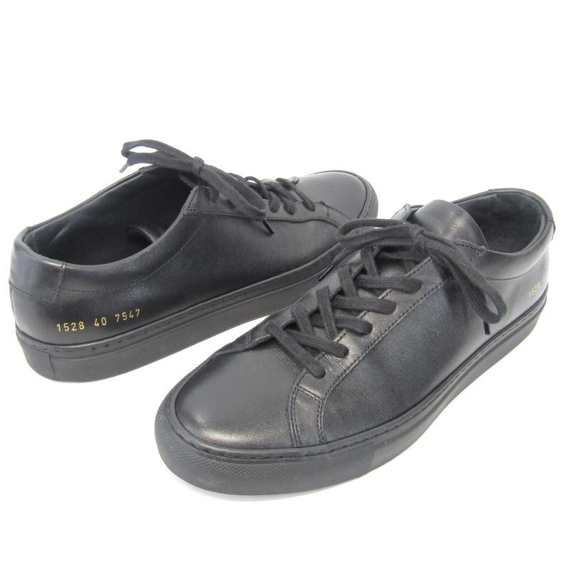 コモンプロジェクト スニーカー サイズ40 COMMON PROJECTS コモンプロジェクツ 40 Achilles Low ナンバーロゴ