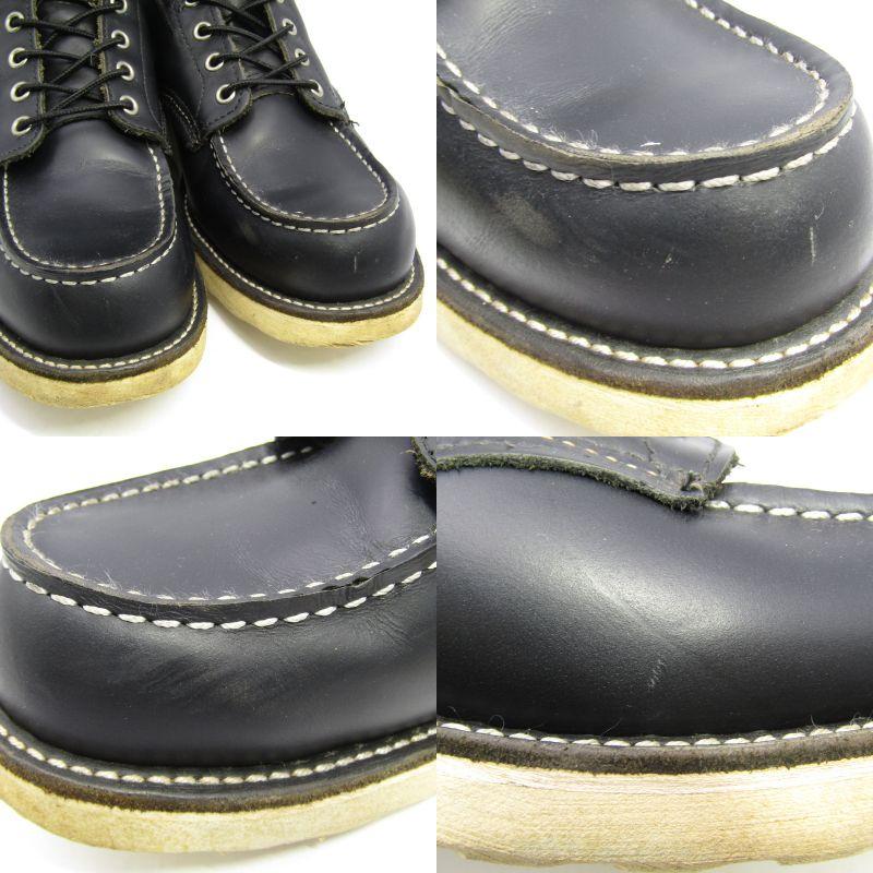 REDWING レッドウィング US8E 26cm モックトゥ 8179 2008年製 6インチ クラシックモック 黒 ワークブーツ ブラック クローム  35005609 RED WING SHOES（レッドウィング） REDWING US8E 26cm モックトゥ 8179