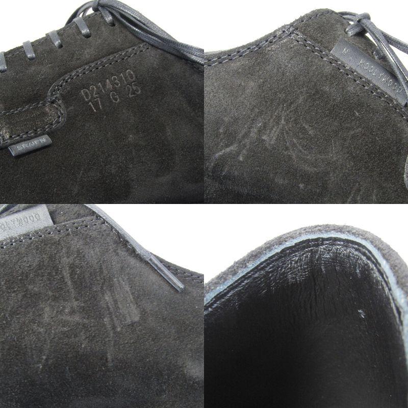 美品 N.HOOLYWOOD × Danner ダナー US9 27cm ポストマンシューズ D214310 エヌハリウッド ダービーシューズ ブラック スエード  35005877 | Danner | 08