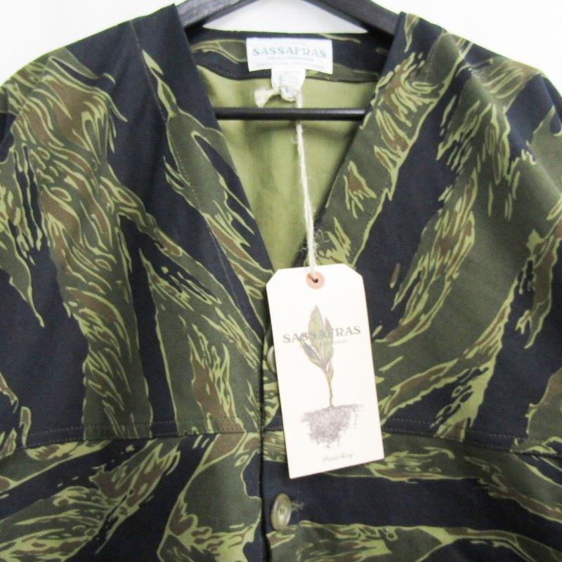 SASSAFRAS 未使用 ササフラス ディグスクルー カーディガンジャケット