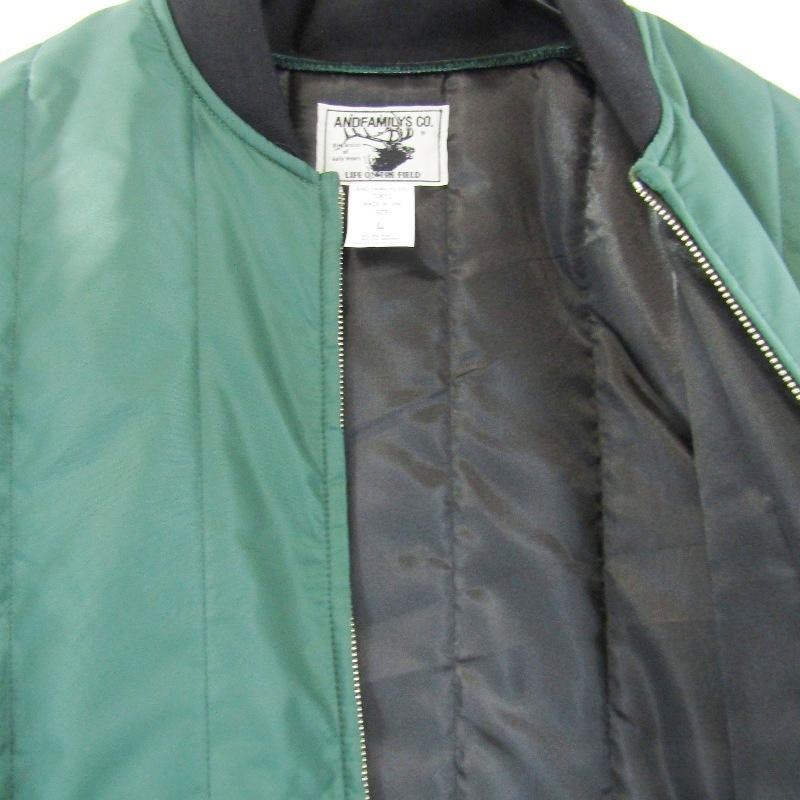 未使用 ANDFAMILYS アンドファミリー QUILTING WORK JACKET JK-2411794