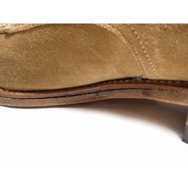 【美品】 Alden ネイビー スエード 8D ツリー付き 極上☆オールデン 6D【☆モディファイドラスト/53504】プレーン