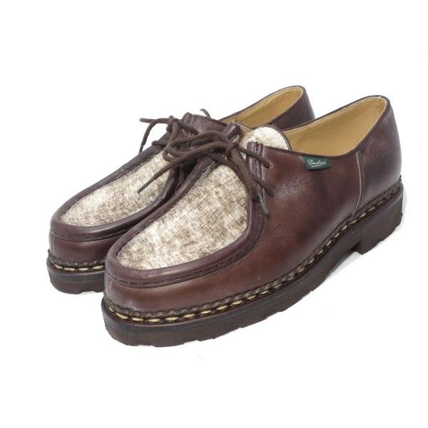未使用 Paraboot パラブーツ MICHAEL ミカエル ポニー チロリアン 715722 40.5 カフェ シューズ ブーツ【中古】40004832