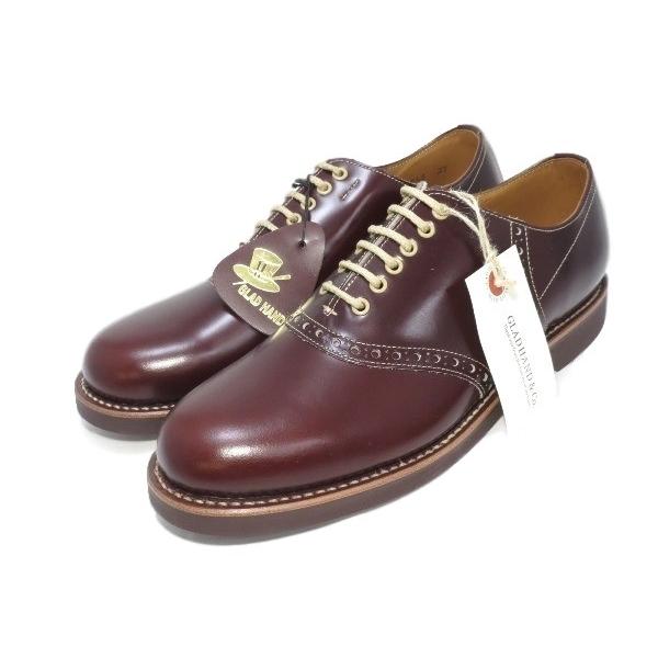 未使用 GLADHAND × REGAL グラッドハンド リーガル サドルシューズ 27cm ダークブラウン シューズ ブーツ【中古】40005031