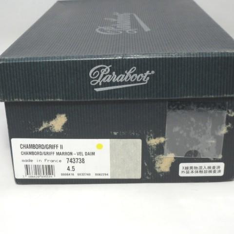 未使用 Paraboot パラブーツ CHAMBORD 743738 スエード シャン 未使用 Paraboot パラブーツ CHAMBORD 743738 スエード シャン