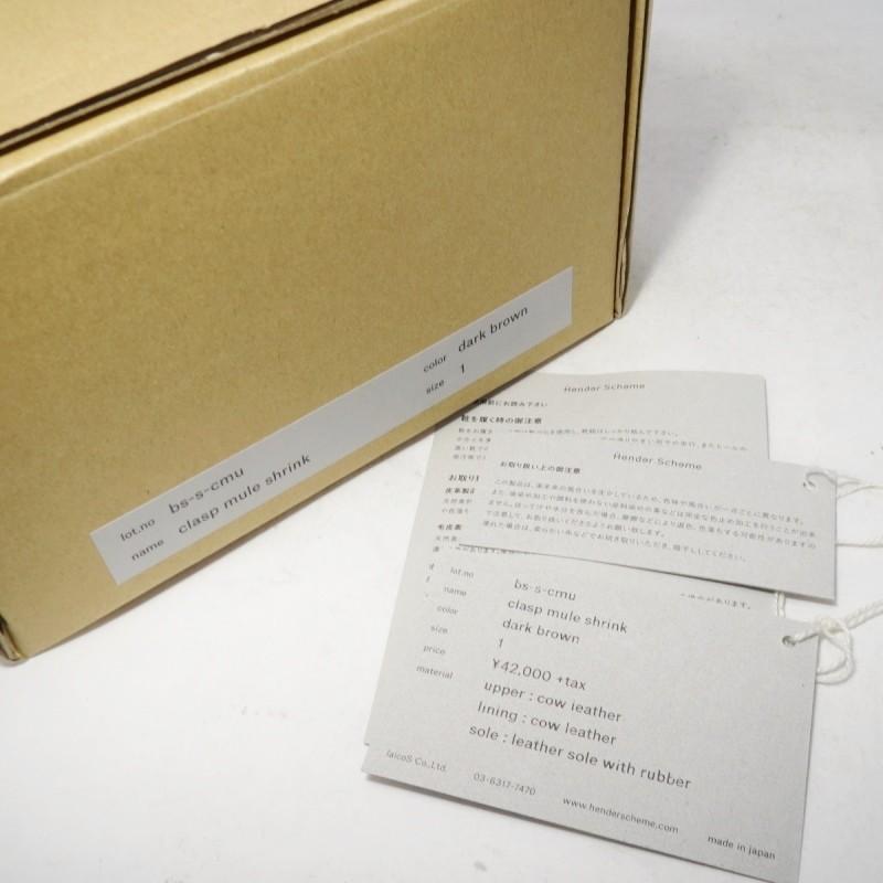 Hender Scheme エンダースキーマ クラスプ ミュール シュリンク CLASP