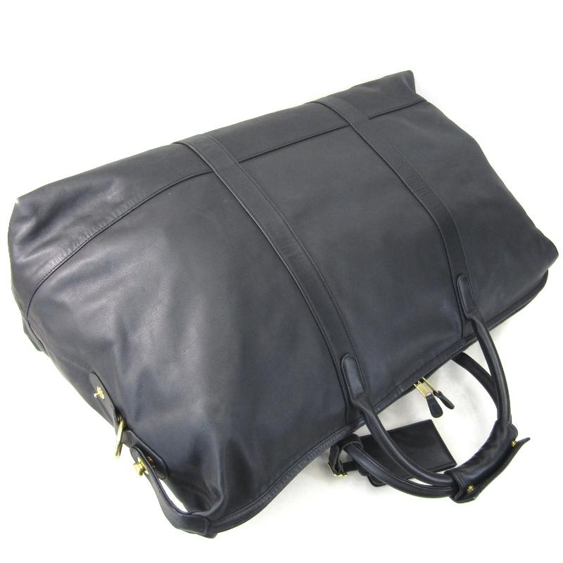 COACH コーチ ボストンバッグ 0503 レザー 旅行鞄 ブラック 黒 