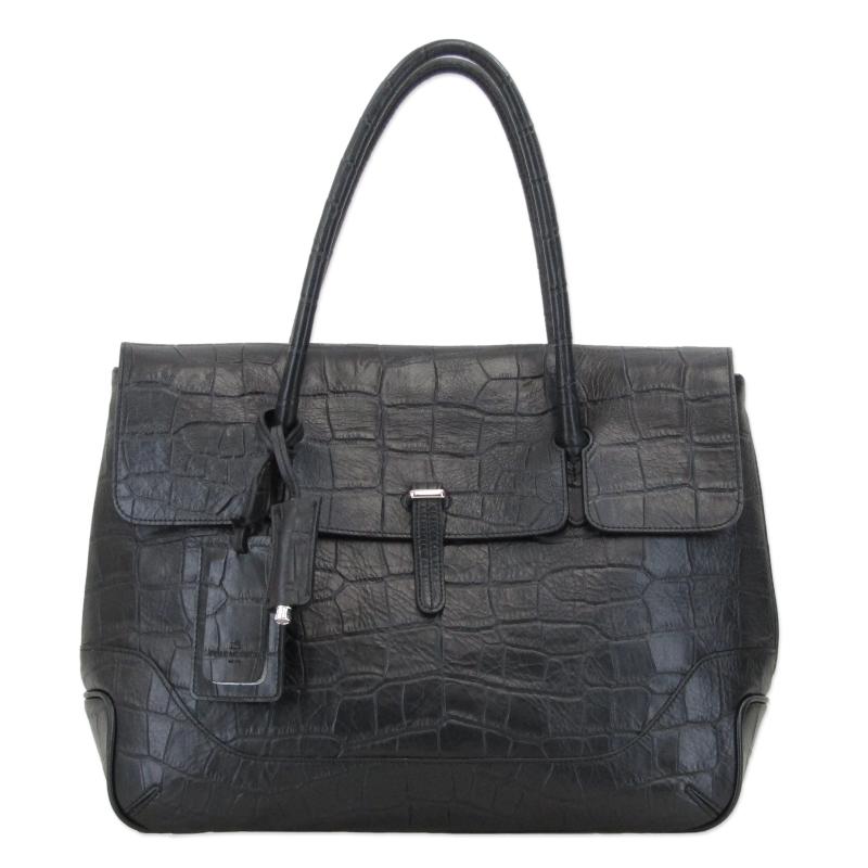 人気モデル✨未使用級 PELLE MORBIDA フラップ トートバッグ 黒 限定カラーのフラップトートバッグが発売開始