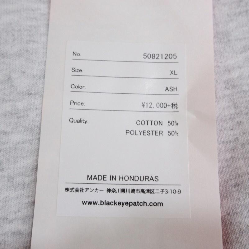 未使用 BLACK EYE PATCH ブラックアイパッチ スウェット 未使用 BLACK EYE PATCH ブラックアイパッチ スウェット