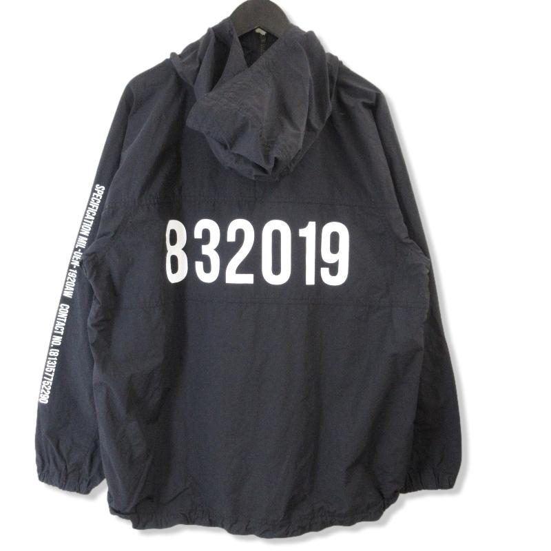 ユニフォームエクスペリメント　ハーフジップアノラック uniform experiment 良品 ユニフォームエクスペリメント HALF