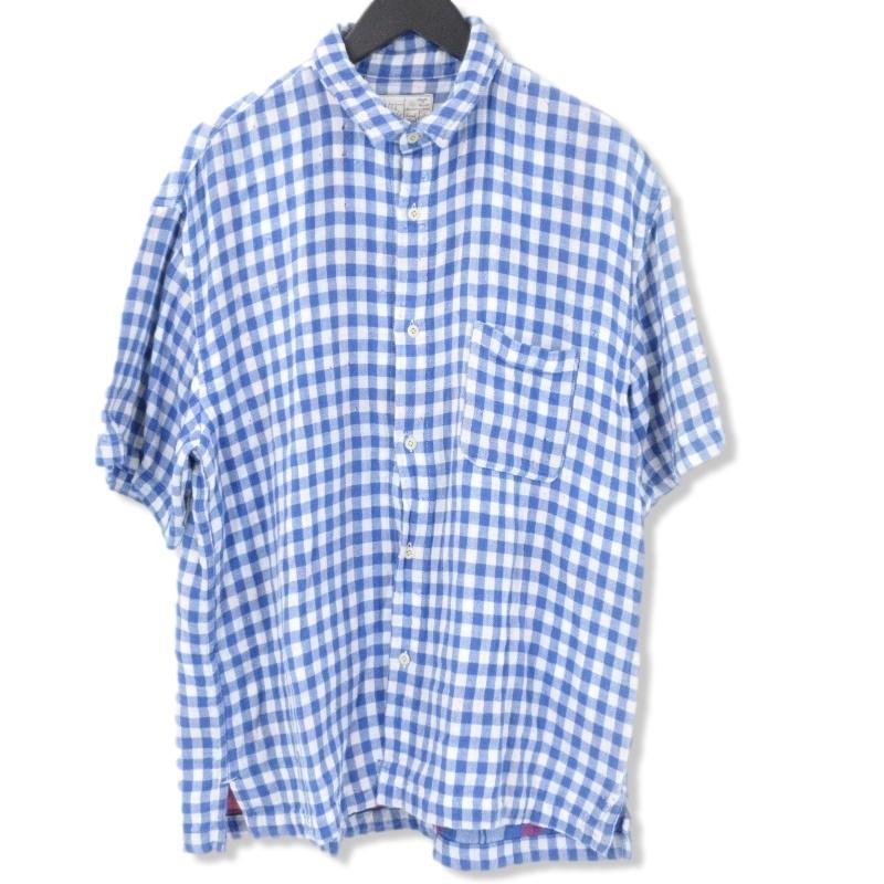 PorterClassic ポータークラシック HAND WORK HALF SLEEVE GAUZE SHIRT 