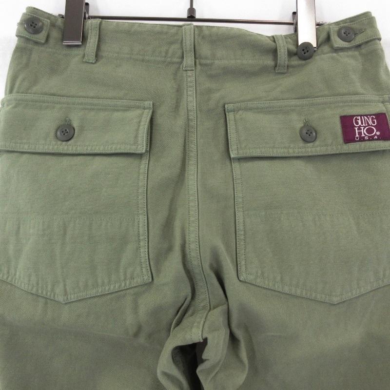 未使用 GUNG HO ガンホー RIGINAL BAKER PANTS GH18-025 19SS ベイカー