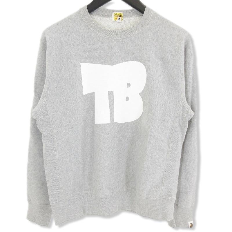 A BATHING APE × TERIYAKI BOYZ アベイシングエイプ テリヤキボーイズ クルーネックスウェット TBロゴ コラボ グレー S 43002200 : クラシック - 通販 - Yahoo!ショッピング A BATHING APE × TERIYAKI BOYZ アベイシングエイプ テリヤキボーイズ クルーネックスウェット TBロゴ コラボ グレー S 43002200 : クラシック - 通販 - Yahoo!ショッピング