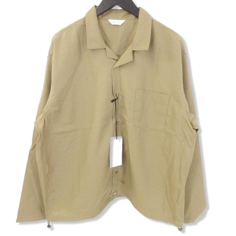 美品 WELLDER ウェルダー シャツジャケット WM20SSH01 DRAWSTRING 