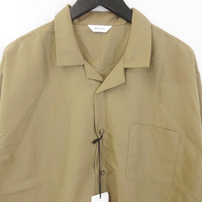 美品 WELLDER ウェルダー シャツジャケット WM20SSH01 DRAWSTRING 